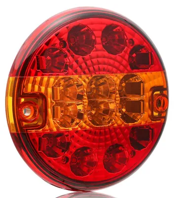 Productafbeelding van LED-Achterlicht voor Vrachtwagen, Rond, Waterdicht, 10-30 V
