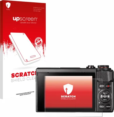Produktbild von upscreen Schutzfolie für Canon PowerShot G7 X Mark II Displayschutz Displayschutzfolie Folie Klar Transparent