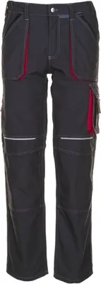 Produktbild von Größe 98 Herren Planam Basalt Bundhose anthrazit rot Modell 2820