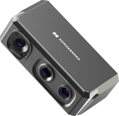 A 3D scanner is shown against a white background.