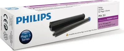 Produktbild von Philips Inkfilm PFA351/000, Drucker-Transferwalze, 140 Seiten, Tintenstrahl, 250 x 60 x 45 mm, PPF 631/632/650/675/685/695, 250 g