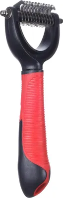 Produktbild von Karlie Entfilzer mit Griff rot/schwarz, Maße: 8 x 7,5 x 4 cm