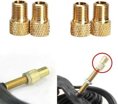 Image de 4x Presta à Schrader Valve Adator Adaptateur Convertisseur Tube Pneu Vélo