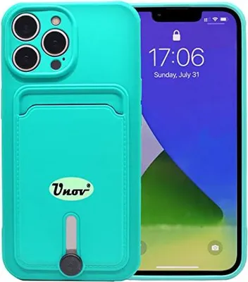 Produktbild von Silikonhülle Für Apple Iphone 12 Pro 6.1" Case Türkis + Kartenfach