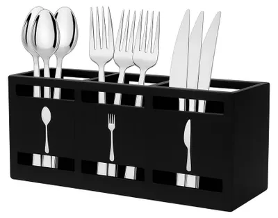 Immagine prodotto di Portaoggetti da cucina in legno con 3 scomparti