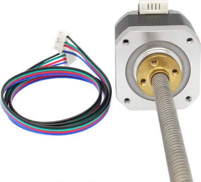 Produktbild von Nema 17 Schrittmotor 1.5A mit 300x8mm Trapezgewindespindel