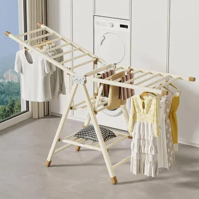 Obrázok produktu pre Skladací vešiak na oblečenie do interiéru a na balkón