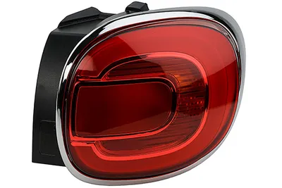 Produktbild von Johns, LED Heckleuchte Rückleuchte passend für Fiat 500L 14- RE o. Träg. Rahmenf. chrom 51978050