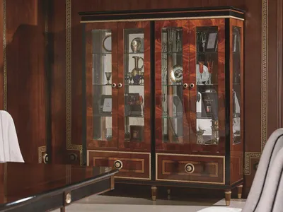 Produktbild von XXL Büro Bücherschrank Aktenschrank Luxus Möbel Stil Antik Schrank Schränke E68