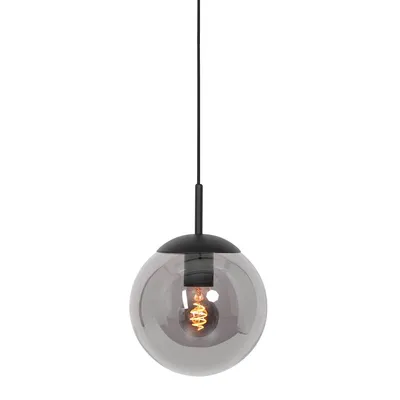 Image de Steinhauer - suspension - Bollique - noir - verre métal - Ø 20cm - E27 - 3496ZW