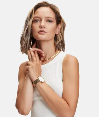 Produktbild von LIEBESKIND Sleek Chain Edelstahl, IP Gold