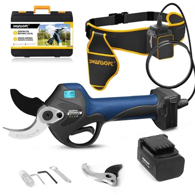 Productafbeelding van Accu Snoeischaar 40 mm Snijbreedte - 1050 W Vermogen - SK5 Stalen Mes - Voor Tuin En Boomgaard