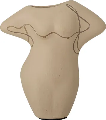 Produktbild von Bloomingville Lulu Deko-Vase, Natur, Terrakotta