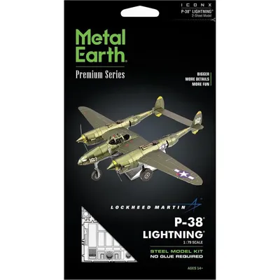 Produktbild von METAL EARTH 3D-Rätsel Lockheed Martin P-38 Lightning (ICONX)