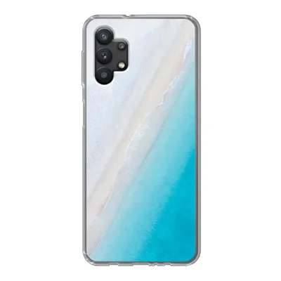 Produktbild von MuchoWow® Handyhülle Schutzhülle Hülle für Samsung Galaxy A32 5G Strand - Meer - Blau Silikon Softcase Handy Hülle - Softcase