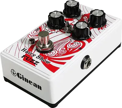 Zdjęcie produktu dla Jeffergarden Fuzz -Gitara -Efekt -Pedał Classic Mini -Pedał -Biały -Gitara elektryczna -Bas -Strumień -Instrument