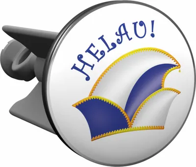 Produktbild von Plopp Waschbeckenstöpsel Helau, Stöpsel, Excenter Stopfen, für Waschbecken, Waschtisch, Abfluss