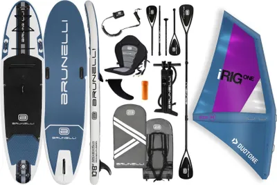Image de BRUNELLI 10.8 Windsurf Woven Double Layer iSUP Board gonflable Stand Up Paddle