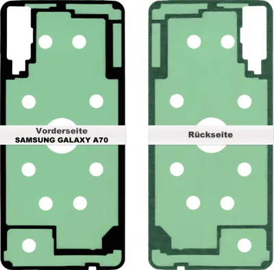Produktbild von Samsung Galaxy A70 A705F Akkudeckel Klebefolie Kleber Backcover Rahmen Batterie Glue