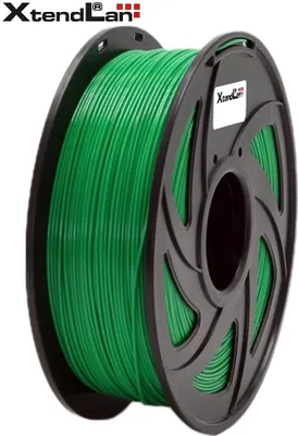 Image de XtendLAN filament PLA 1,75mm vert transparent 1kg