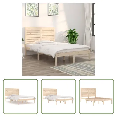 Obrázek produktu pro The Living Store Postel z masivu 135x190 cm