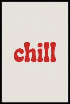 Produktbild von Poster 40x60cm Motivational Affirmation Retro Vintage Für Wohnzimmer Chill