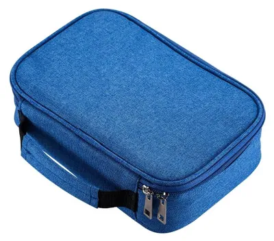 Produktbild von Federmäppchen mit 72 Fächern, extra großes Federmäppchen, Schulmaterialetui für Schüler, Buntstiftetui, Etui mit Innentasche für kleine Gadgets (blau)