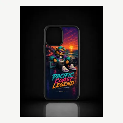 Produktbild von iPhone 12 Pro Max Hülle Handyhülle Schutzhülle Case mit Pazifikküste Motiv – LUNØIR ©