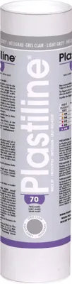 Produktbild von Plastiline Plastiline, 1 kg, Härtegrad 70 (sehr hart) - Hellgrau 1670T