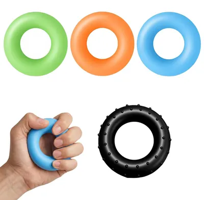 Produktbild von Handtrainer-Set – Griffkraft-Trainer mit 4 Widerstandsstufen für Hand und Unterarm