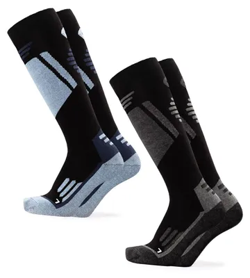Produktbild von Occulto Herren & Damen Merino Skisocken 2er Pack (Modell: Toni)