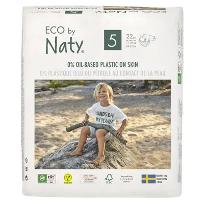 Zdjęcie produktu dla Pieluchy Naty Junior 11 - 25 kg 22 szt