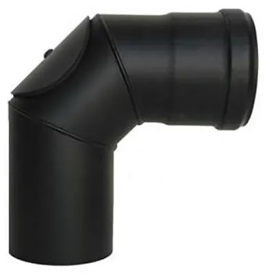Productafbeelding van Inspectiekromme voor pelletdeur, staal, diameter 80 (staal, diameter 80 mm)