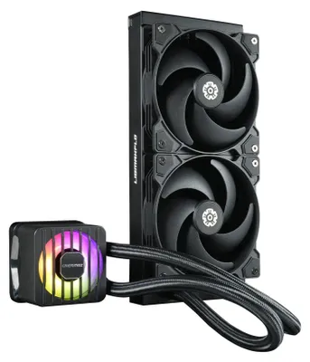 Produktbild von Enermax LIQMAXFLO SR, Flüssigkeitskühlung, 12 cm, 500 RPM, 1800 RPM, Schwarz