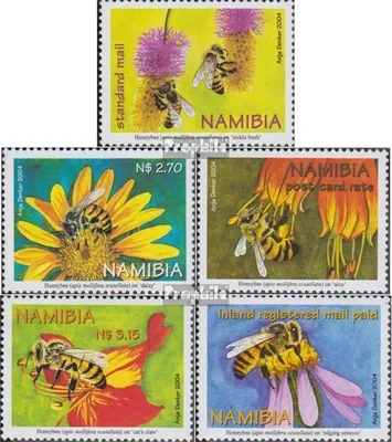 Produktbild von Briefmarken Namibia - Südwestafrika 2004 Mi 1120-1124 (kompl.Ausg.) postfrisch Honigbiene