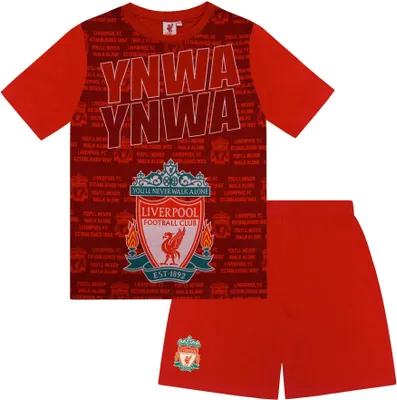 Obrázok produktu pre Liverpool FC - Pyžamo s kraťasmi pre chlapcov GF904 (122) (Červená)