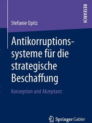 Obrázok produktu pre Antikorruptionssysteme für die strategische Beschaffung