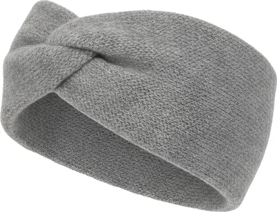 Produktbild von styleBREAKER Damen Feinstrick Stirnband mit Twist Knoten Detail | weiches elastisches Haarband | warmes Einfarbiges Kopfband für Herbst und Winter