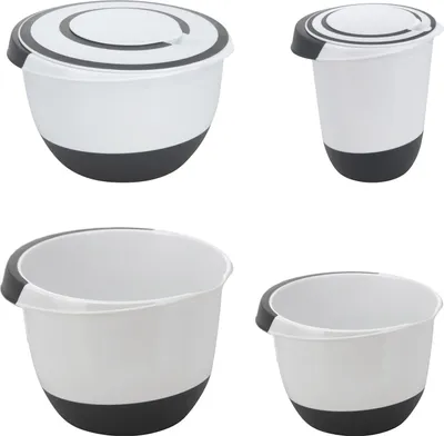 Produktbild von 4er Set Rührschüssel Mixschüssel Schüssel 3,5L,5L,1,5L, 2L