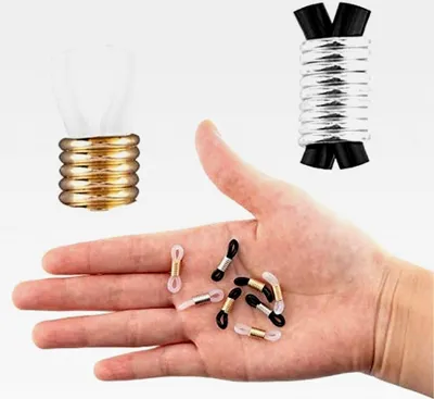 Produktbild von 40 Stück Verstellbare Brillenkettenenden, Lange Riemenhalter für Brillenhalter und Halsketten