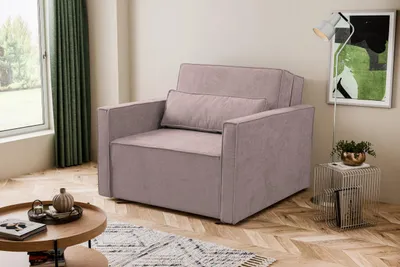 Zdjęcie produktu dla Sofa VESSA amerykanka 1 osobowa os funkcja spania rozkładana 200x80 różowa