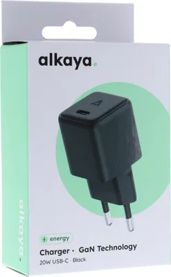Produktbild von alkaya NEXUS-Laderät mit GaN-Technologie schwarz