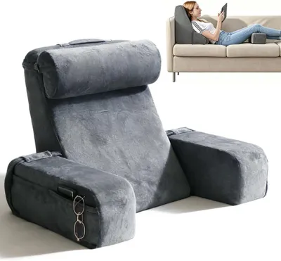 Produktbild von Nackenkissen für Bett und Sofa mit abnehmbarem Kopfstütze
