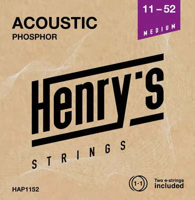 Produktbild von Henry's Phosphor 11-52 Saiten für Akustikgitarre