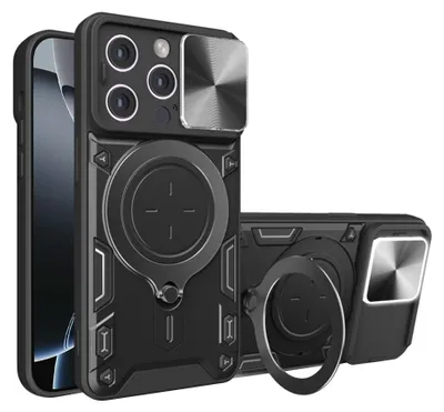 Obrázok produktu pre Techsuit CamGuard Pro kryt na iPhone 16 Pro – čierny