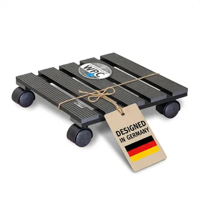 Zdjęcie produktu dla WAGNER® design yourself 20050001 WAGNER® design yourself Pflanzenroller WPC GH 0500 Kunststoff anthrazit quadratisch 29,0 x 8,3 cm