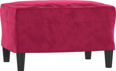 Produktbild von vidaXL Fußhocker Weinrot 60x50x41 cm Samt
