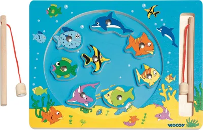 Image de Woody Circle Fishing - jeu magnétique