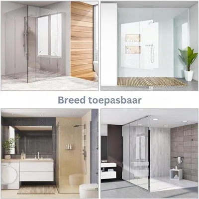 Produktbild von Transparente Duschedeur-Afdichtung aus TPE für Glas 4–6 mm, 40 cm