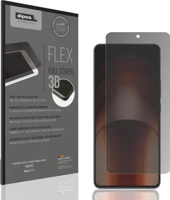 Produktbild von Full Cover Privacy Blickschutzfolie für IQOO Neo 11 Folie Anti-Shock